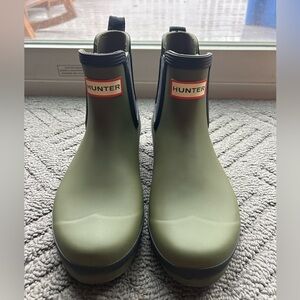 Hunter Chelsea Ankle Rain Boots, Size 40/41